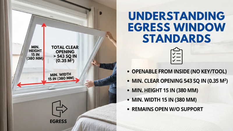 Exigences principales de la norme egress